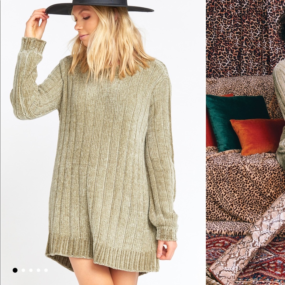 Show Me Your Mumu Chenille sweater dress